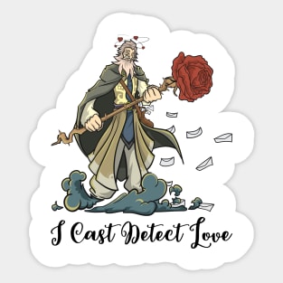 Roleplaying RPG Valentines Day TableTop Wizard Partner Gift Sticker